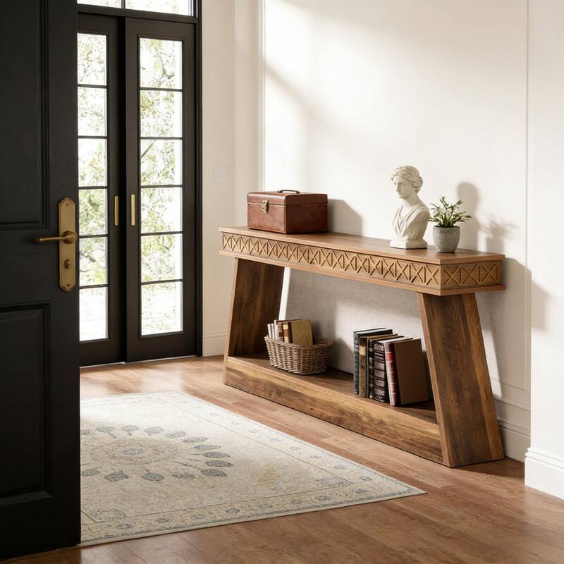 2-Tiered Versatile Entryway Console Table