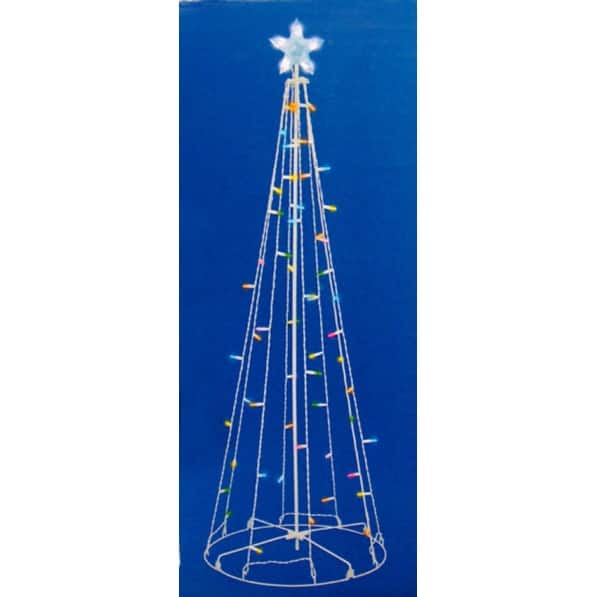 Shop 5 Multi Color Led Lighted Multi Function Outdoor Christmas Tree Yard Art Free Shipping Today Overstock 18875081