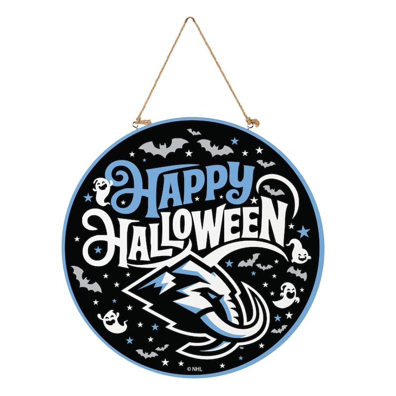 Utah Mammoth 18" x 18" Halloween Door Décor Wall Sign