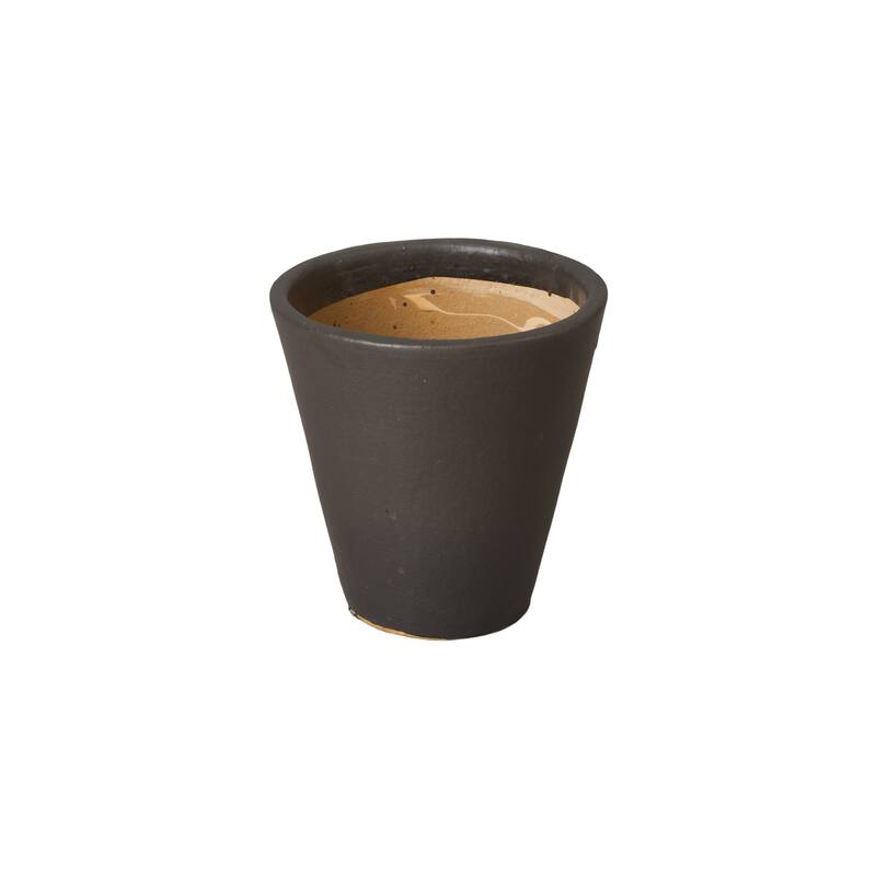 Nysus Planter - Matte Black - 12" x 12"