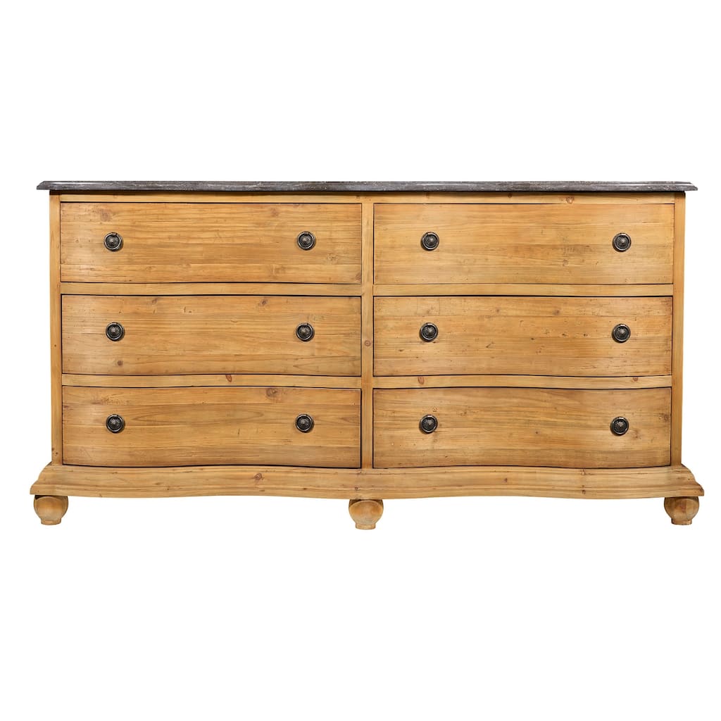 Reclaimed Pine Double Serpentine Vanity