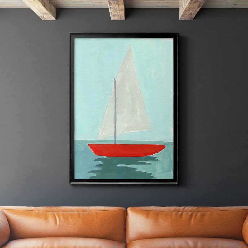 Small Sail II Premium Framed Print - Ready to Hang