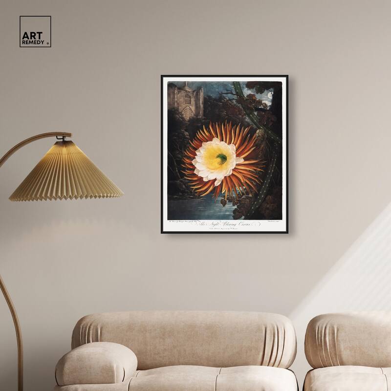 Night-Blowing Cereus 1807 Canvas by Art Remedy