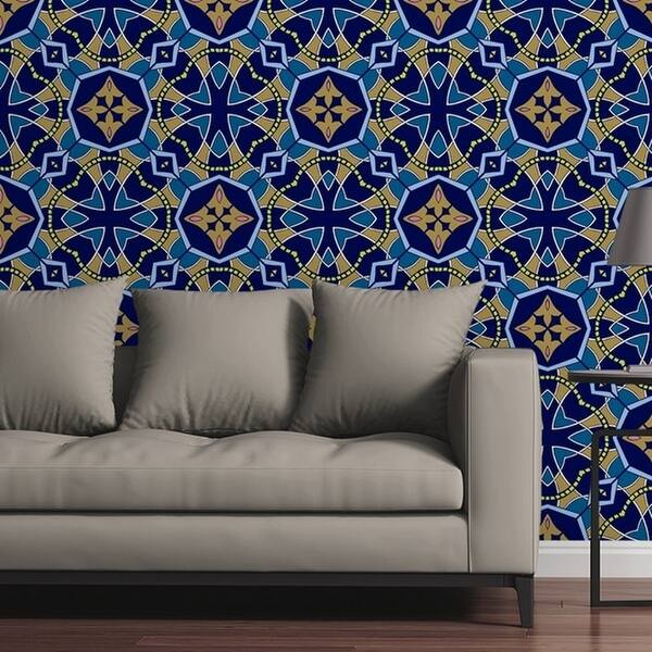 Shop Circle Art Group Removable Wallpaper Tile Moroccan Tile