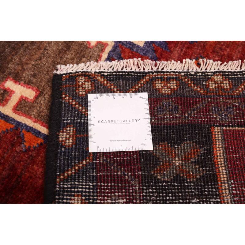 ECARPETGALLERY Hand-knotted Melis Dark Navy Wool Rug - 4'9 x 7'0