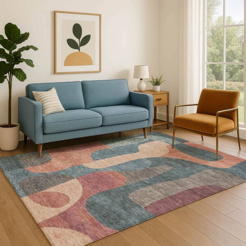 Premium Washable Super Soft Contemporary Siena Mayfield Rug