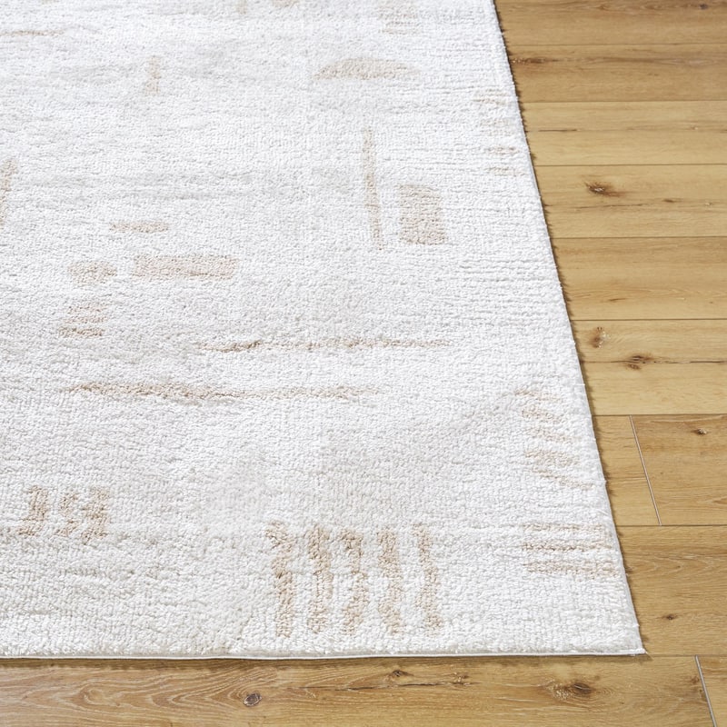 Livabliss Fossay Shag Modern & Contemporary Stripe Washable Area Rug