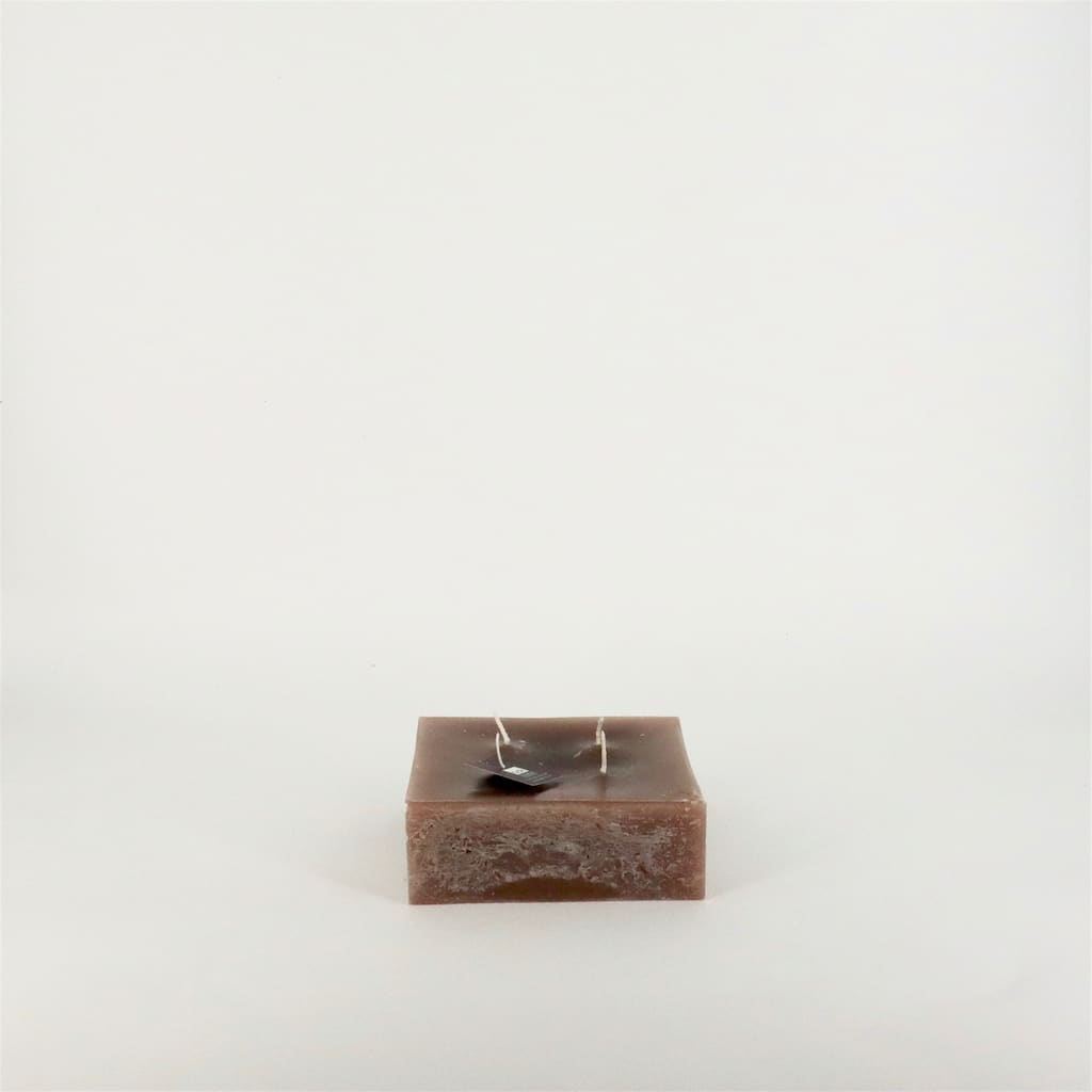 Square 1-Wick Candle 6" x 6" 2" Opaque -ST - Opaque