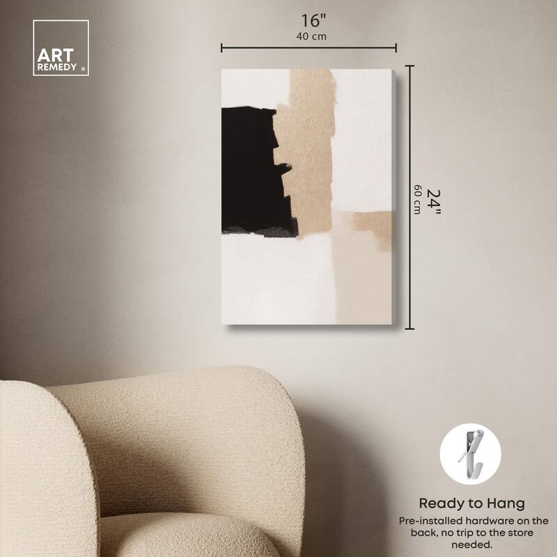 Earth and Ink IV Canvas by Art Remedy, Gallery Wrapped