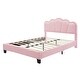preview thumbnail 42 of 48, Upholstered bed with LED lights