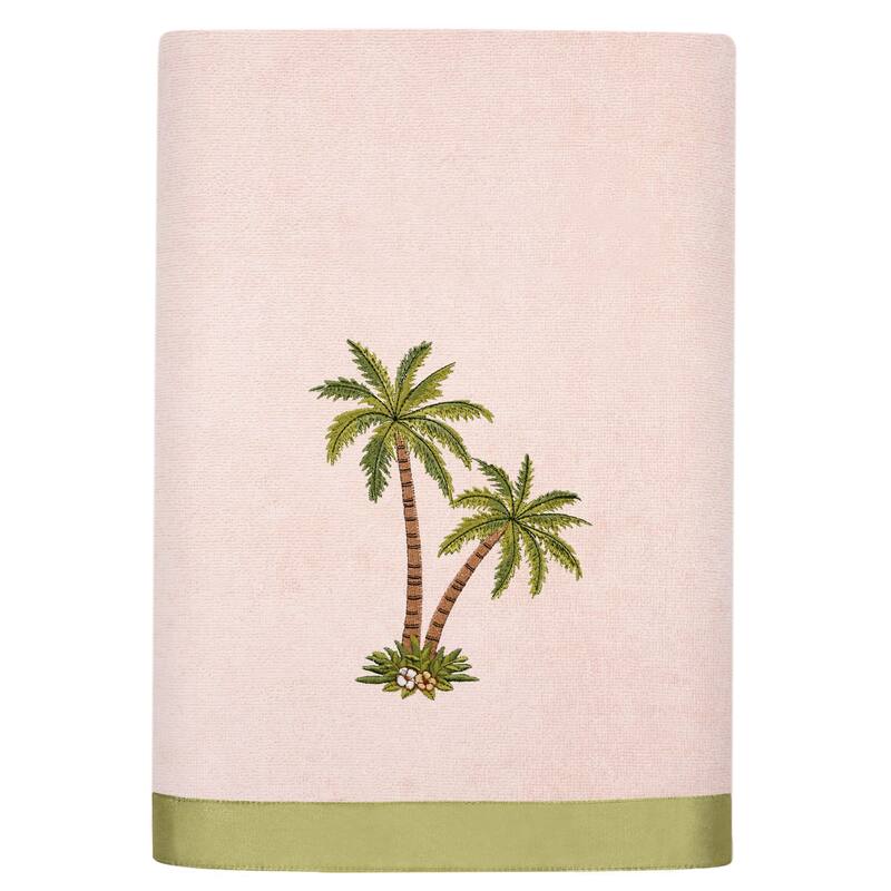 Authentic Hotel and Spa Turkish Cotton Palmera 3 PC Towel Set - 3-Piece - Blush