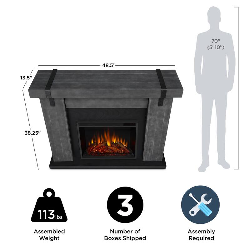 Aspen 48.5" Electric Fireplace by Real Flame