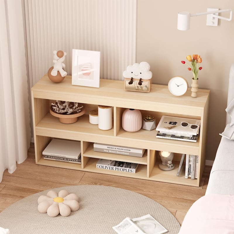 Toy Storage Organizer 6 Cubes Kids Bookshelf