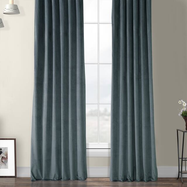 Exclusive Fabrics Heritage Plush Velvet Curtain (1 Panel)