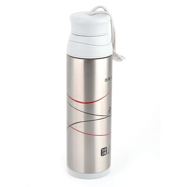 Household Stainless Steel Water Insulated Vacuum Cup Pot Silver Tone 500ml