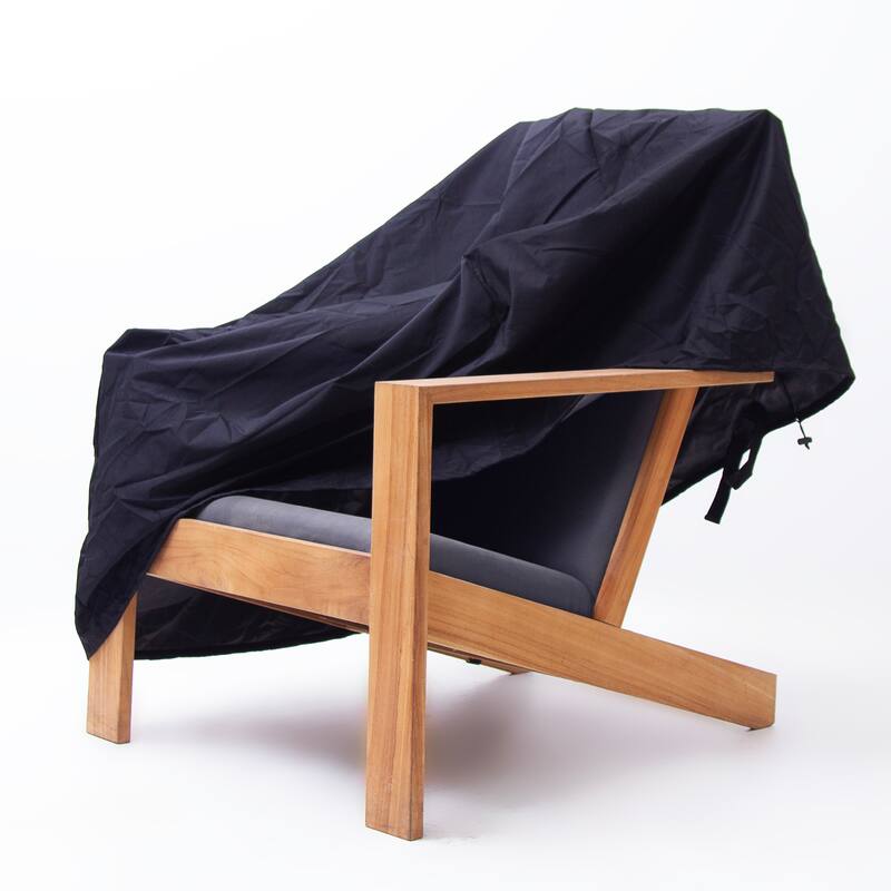 Cambridge Casual Napa Teak Wood Outdoor Adirondack Chairs with Padded Seat (Included Patio Cover)