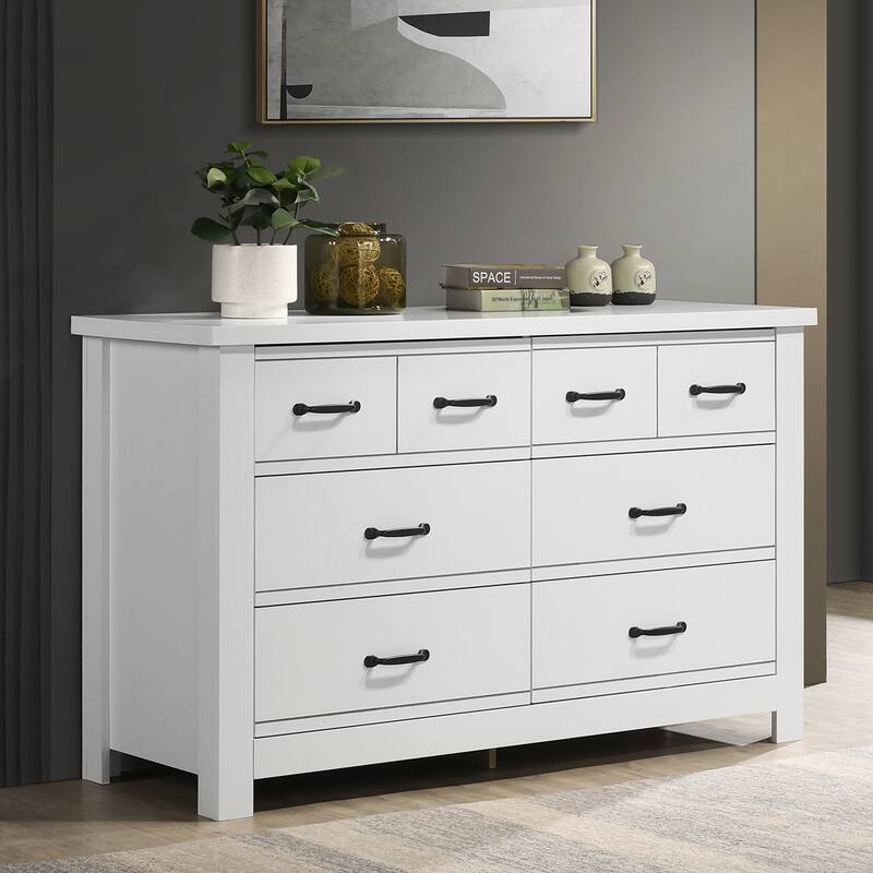 6 Drawers Wooden Dresser