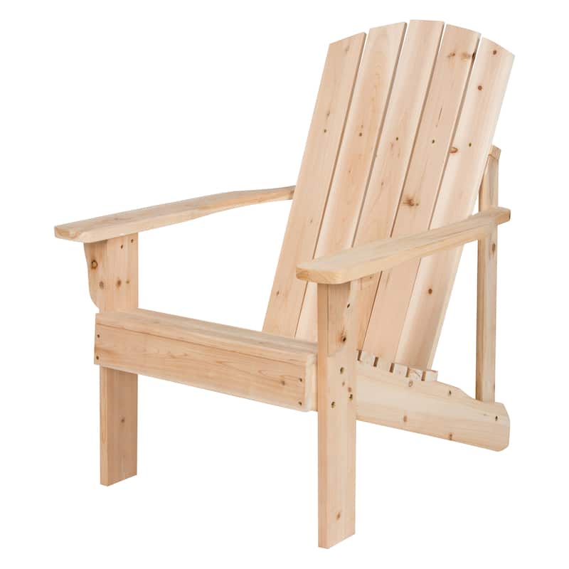 Laguna Hydro-Tex Outdoor Patio Adirondack Wood Chair - Natural