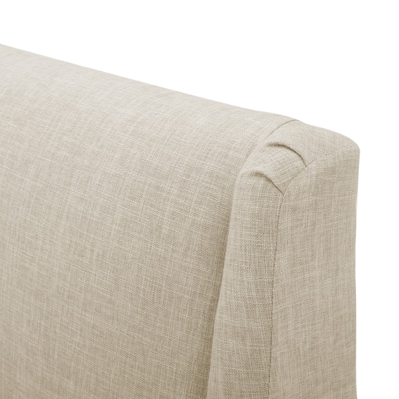 Beige 27.5" Upholstered Accent Chair