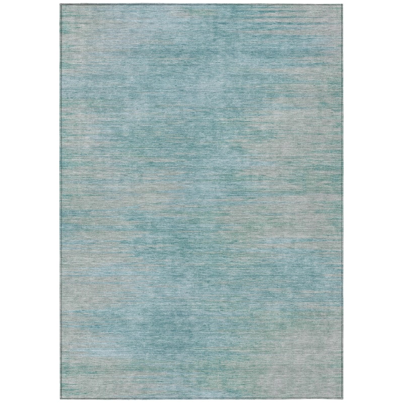 HomeRoots Abstract Transitional Rectangle Outdoor Rug