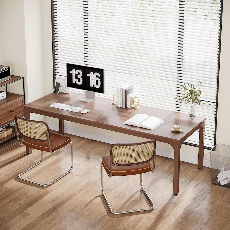 78.7" Extra Long Computer Desk/Table, Work Desk, Double Workstation Desk for Home Office