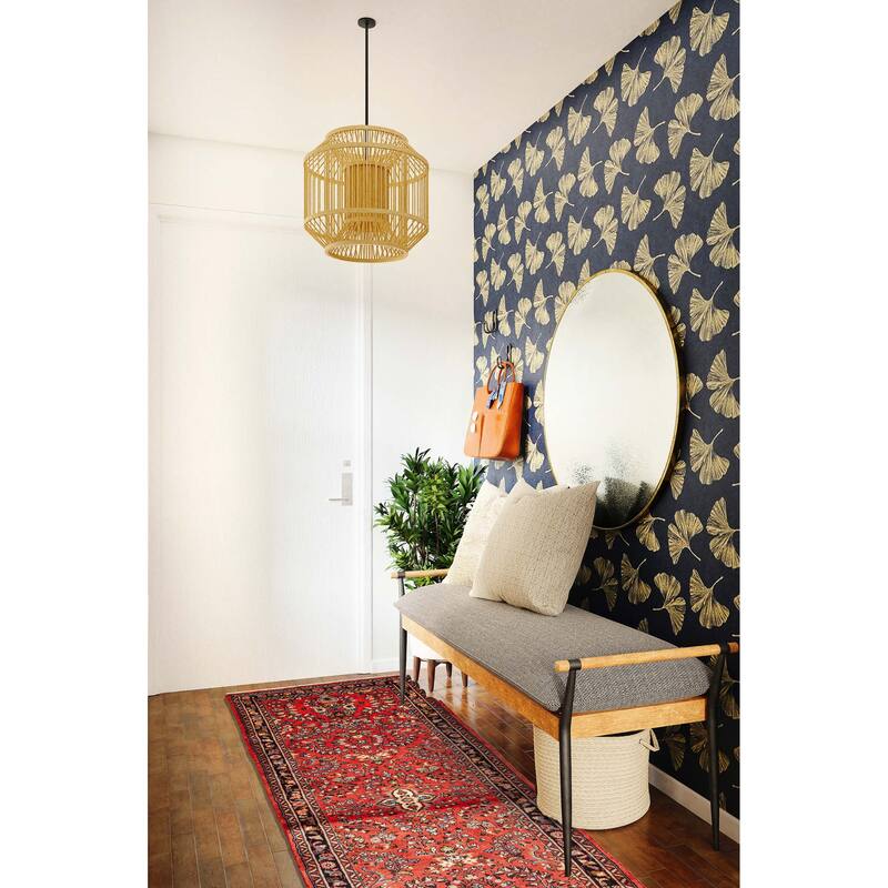 ECARPETGALLERY Hand-knotted Anadol Red Wool Rug - 2'7 x 8'10