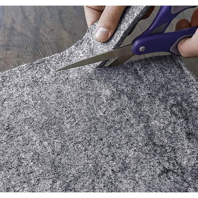 Thick Grey Non-slip Noise-reducing Rug Pad for Hardwood Floors