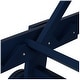 preview thumbnail 58 of 113, Shoreside Modern Poly Eco-Friendly All Weather Reclining Chaise Lounge With Wheels and Side Table (2-Piece Set)