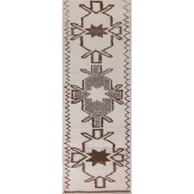 Anatolian Turkish Runner Rug Handmade Wool Carpet - 3'0"x 11'8"