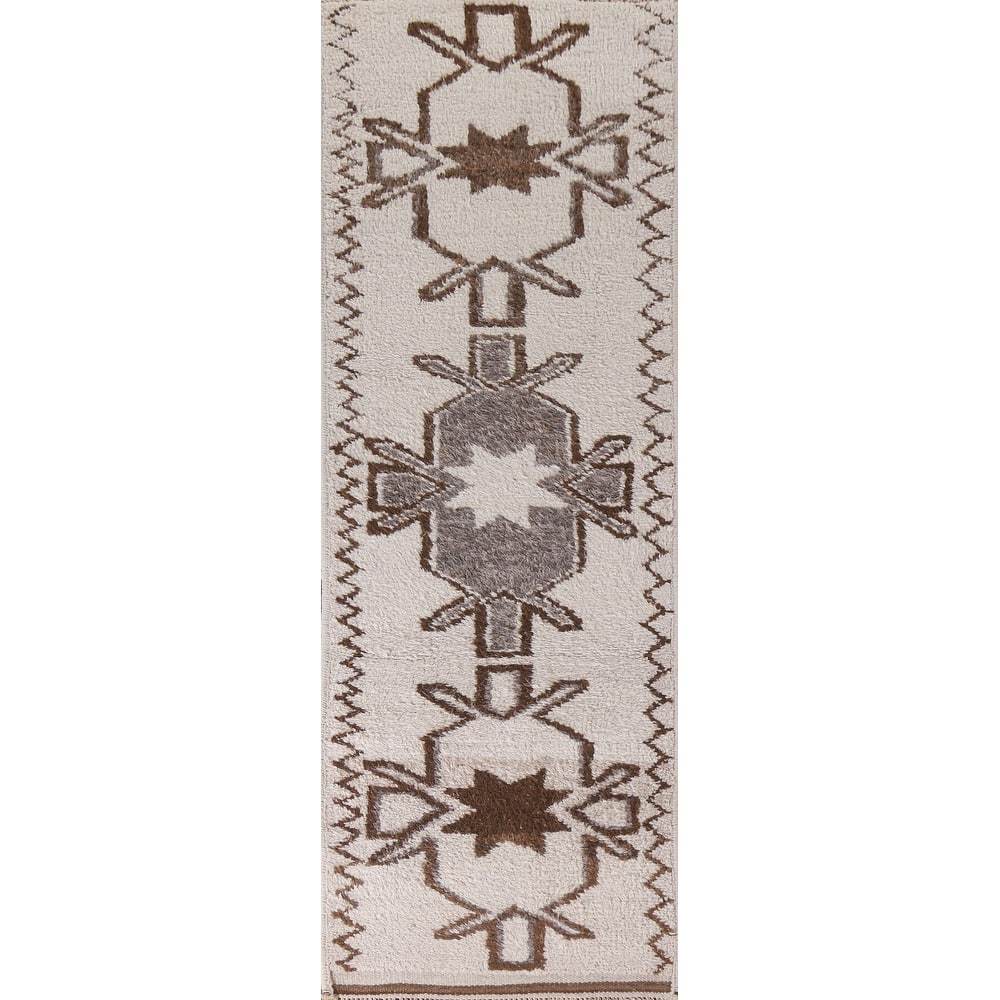 Anatolian Turkish Runner Rug Handmade Wool Carpet - 3'0"x 11'8"