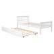 preview thumbnail 7 of 7, Twin Bed with Trundle and Headboard, Perfect for Space-Conscious Rooms