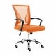 preview thumbnail 79 of 103, Modern Home Zuna Mid-back Office Chair Black/Orange