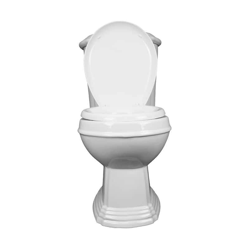 Sheffield White 2-Piece Round Toilet with Dual Flush - Renovators Supply