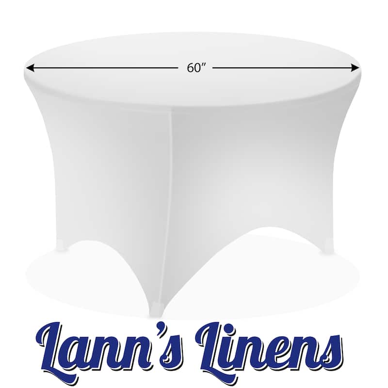 Round Spandex Tablecloth Stretch Fitted Table Cover