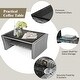 preview thumbnail 7 of 21, Costway 4PCS Patio Rattan Furniture Set Sofa Table Storage Shelf