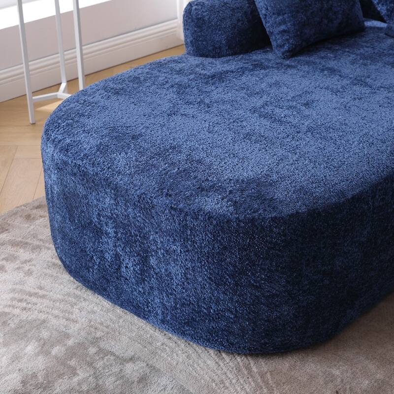 Living Room Oversized Comfy Boucle Sofa