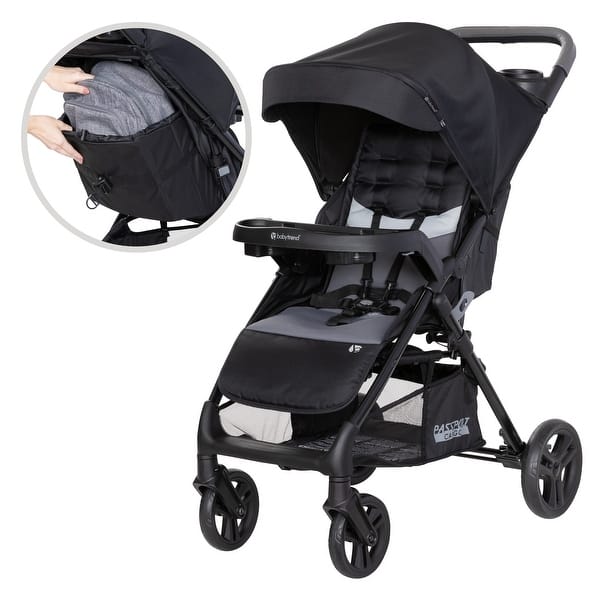 slide 2 of 5, Baby Trend Passport Cargo Stroller, Fieldstone Grey