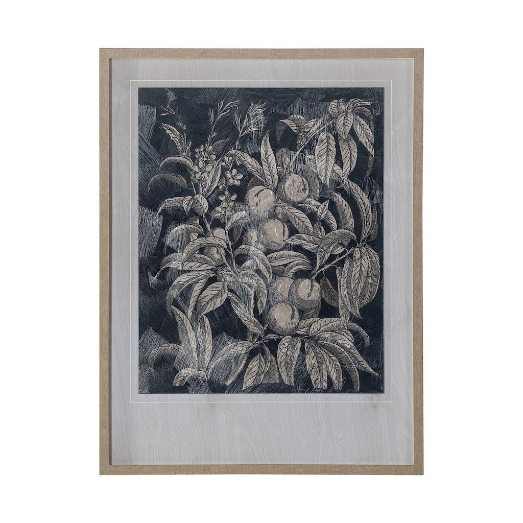 Vintage Fruit & Floral II Framed Art Print