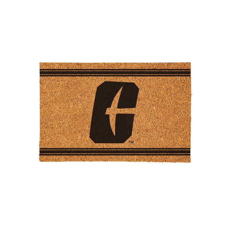 UNC Charlotte Monochrome Indoor/Outdoor Coir Door Mat