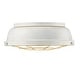 preview thumbnail 2 of 1, Golden Lighting Bartlett 2-light Flush Mount in French White