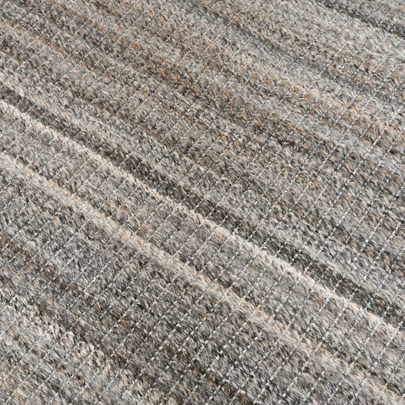 Lineage Brown Heathered Hand-Woven Area Rug 2' x 3'