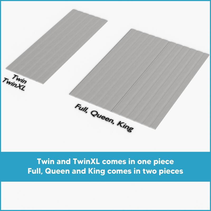 0.75" Vertical Heavy Duty Mattress Support Wooden Slats with Cover.