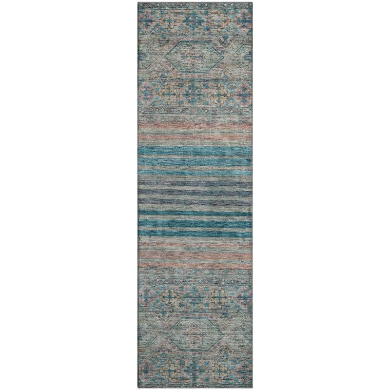Premium Washable Super Soft Boho Stripes Mayfield Rug