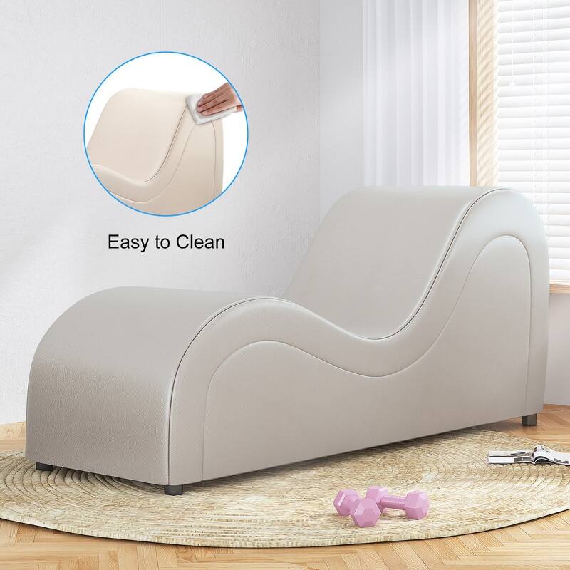 Mixoy Modern PU Leather Yoga Chair Indoor