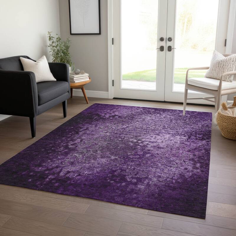 Gax Timeless Solid Weather Resistant Classic Meets Modern Outdoor Rug