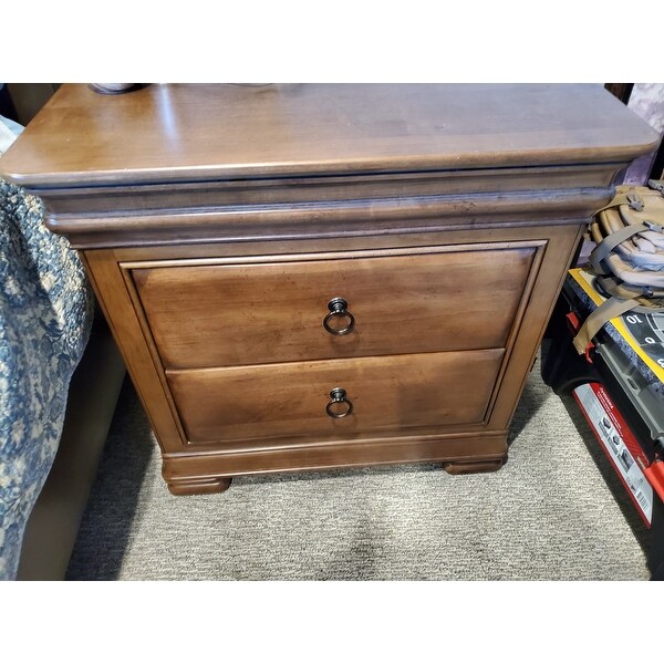 Top Product Reviews For Pennsylvania House Cognac Nightstand 11622409 Overstock