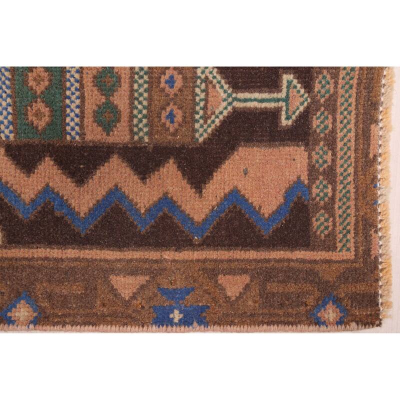 ECARPETGALLERY Hand-knotted Teimani Brown Wool Rug - 2'6 x 4'10