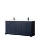 Option Dark Blue, Black Trim, Giotto Quartz Top