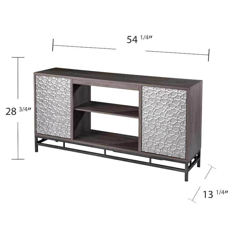 SEI Furniture Hollesborne Two-Door Media TV Stand for TV's up to 50"