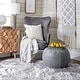 preview thumbnail 29 of 32, nuLOOM Handmade Moroccan Leather Ottoman Pouf